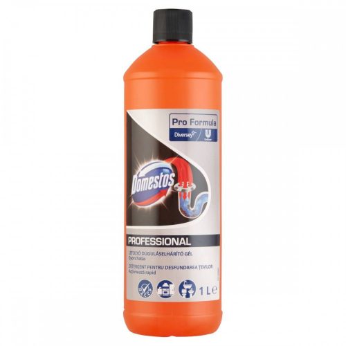 Domestos Professional Drain Cleaner (Duguláselhárító Gél)- 1 liter