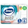 Zewa Just1 5 rétegű toalettpapír 6 tekercs