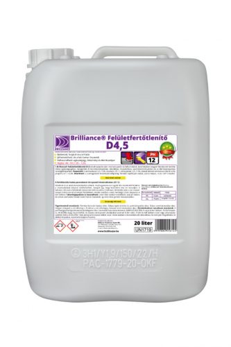 Brilliance Felületfertőtlenítő D4,5 - 20 liter