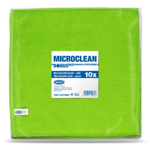 BONUS PRO MicroCLEAN mikroszálas törlőkendő, zöld (1db)