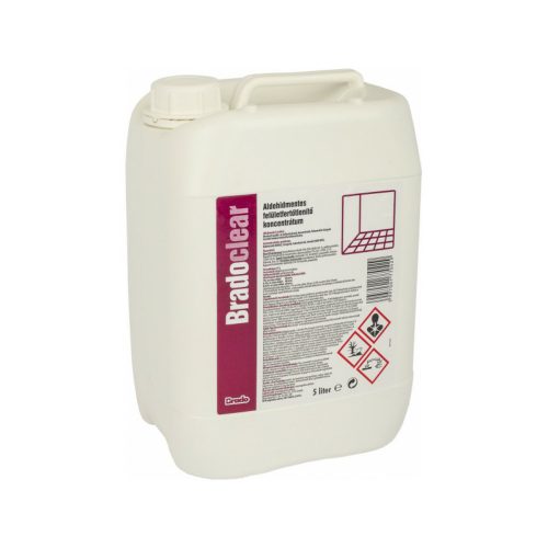 BradoClear aldehidmentes felületfertőtlenítő koncentrátum - 5 liter