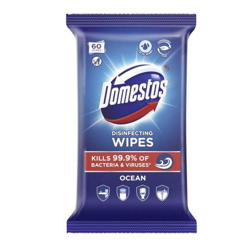 Domestos higiénikus törlőkendő Óceán 60db-os