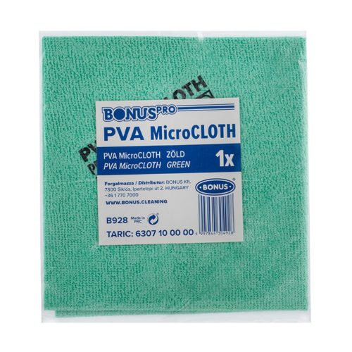 BonusPRO PVA MicroCLOTH törlőkendő zöld