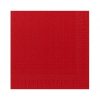 Duni szalvéta - 3 rétegű, 33x33, piros színben