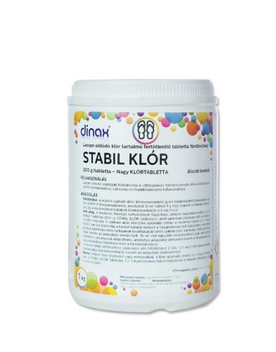 Dinax stabil klór - 1 kg