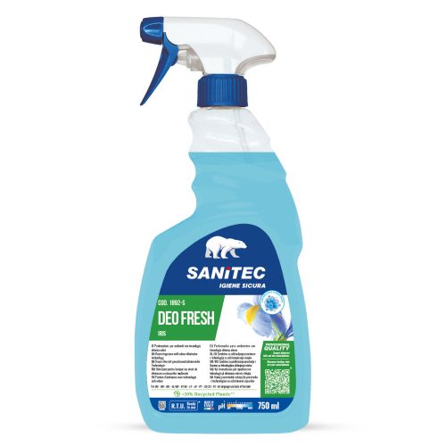 Sanitec Deo Fresh szórófejes illatosító talkum és írisz illattal - 750 ml