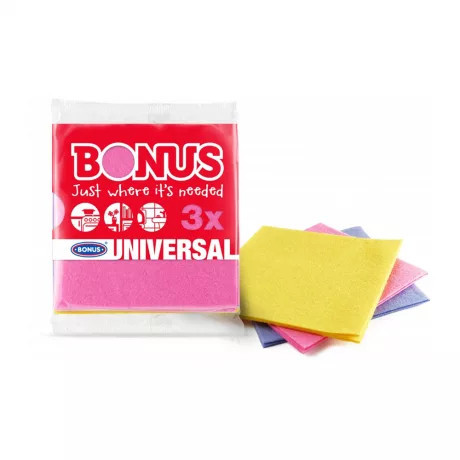 Bonus törlőkendő univerzális 3db-os